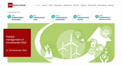 Desktop Screenshot of energiekongress.com